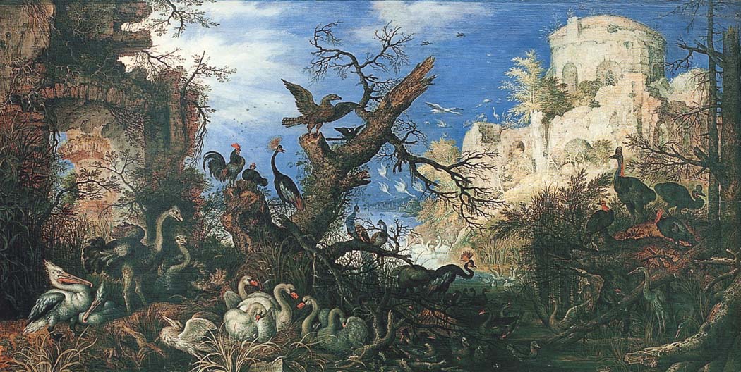 Landscape with Birds